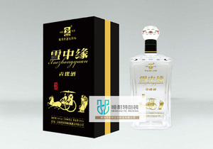 雪中缘青稞酒包装